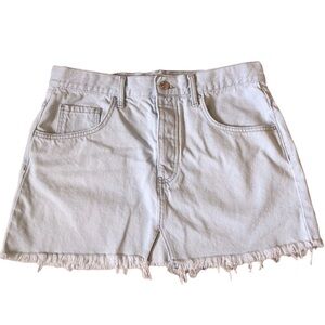 🇺🇸 BUNDLE - 5/$15 F21 Light Blue Frayed Hem Denim Skirt, Women’s/Juniors 30